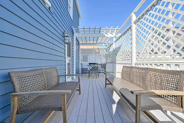 a view of outdoor seating