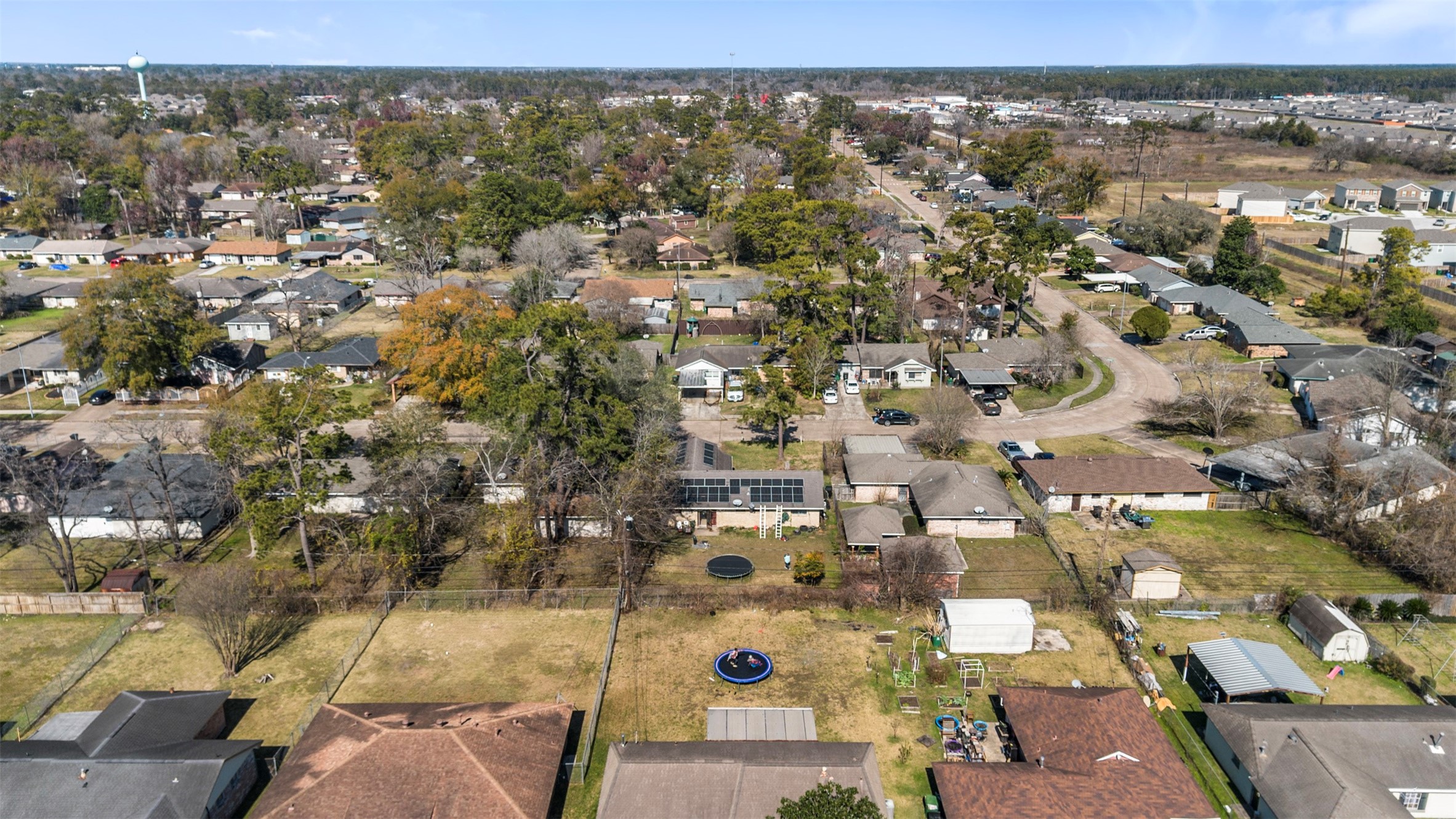 7726 Boggess Road Houston, TX 77016 - Photo 29 of 30 an aerial view of residential houses with city view