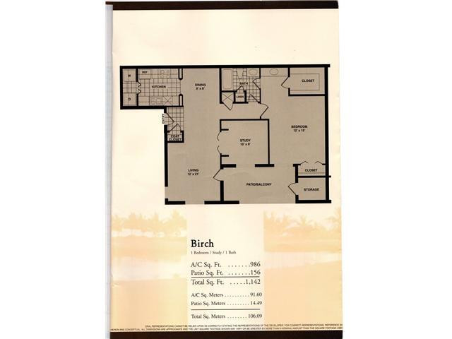 833 Riverside Drive, Unit 821 Coral Springs, FL 33071 - Photo 12 of 12 Other Plan