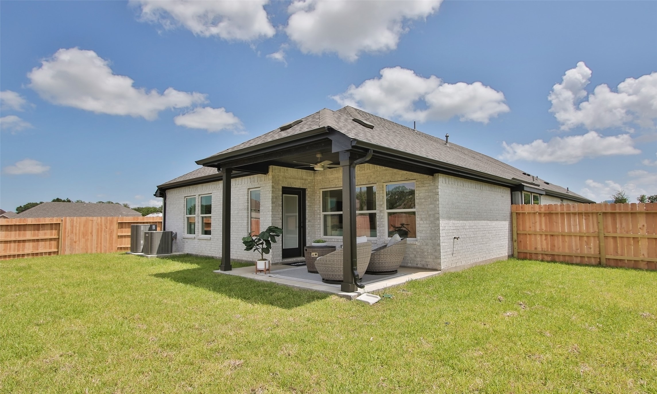 2726 Alexis Street Seabrook, TX 77586 - Photo 21 of 31 a view of a house with a yard and porch