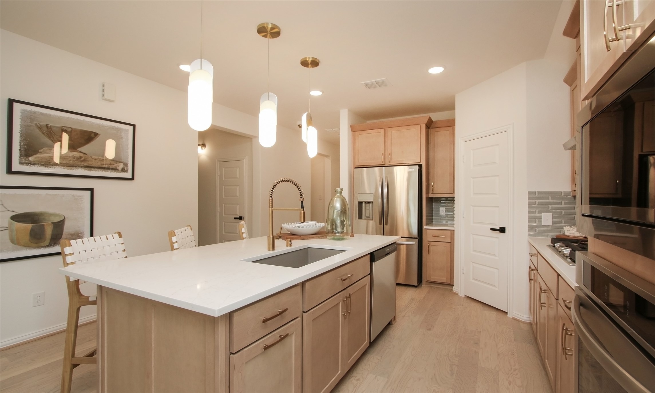 2726 Alexis Street Seabrook, TX 77586 - Photo 6 of 31 a kitchen with a sink appliances and cabinets