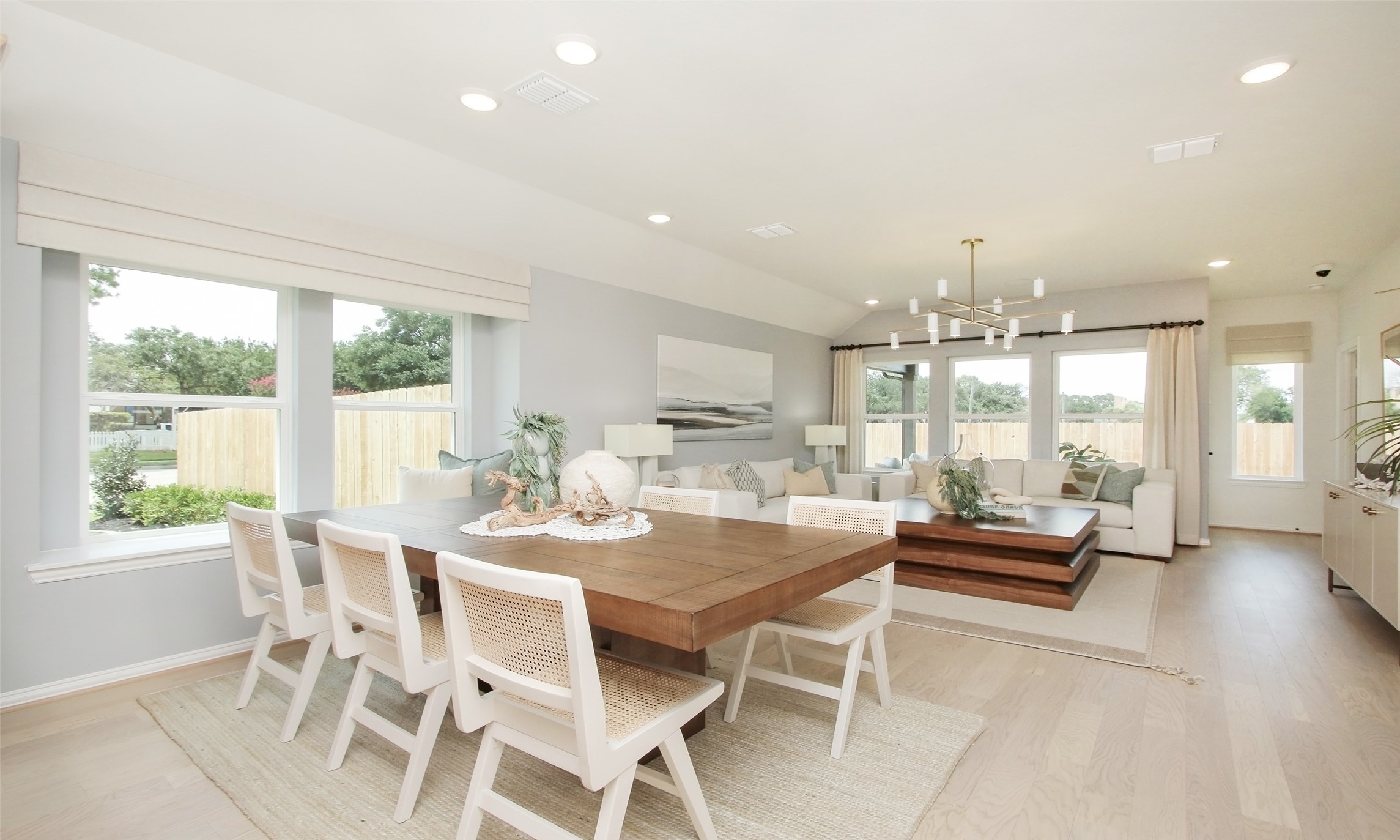 2726 Alexis Street Seabrook, TX 77586 - Photo 8 of 31 a dining room with furniture and large windows