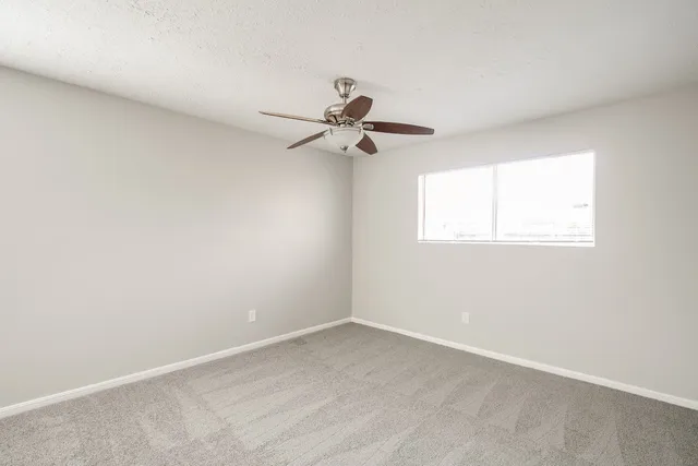 a view of a window in a room