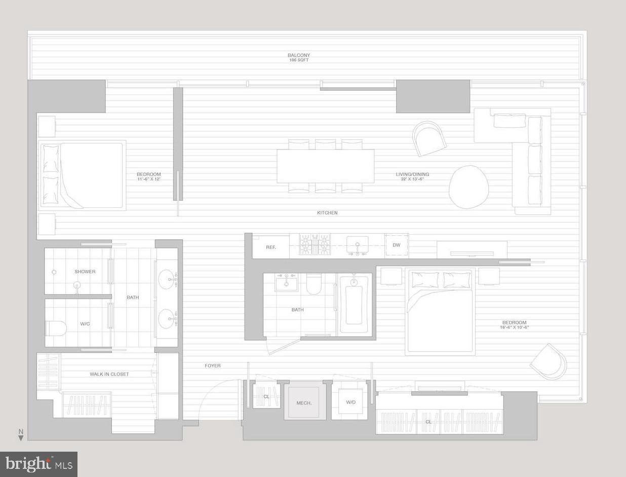 925 H Street Northwest, Unit 702 Washington, DC 20001 - Photo 11 of 19