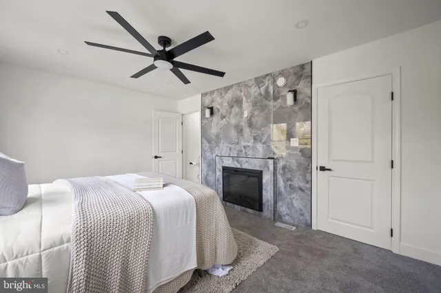 a view of a balcony with wooden floor