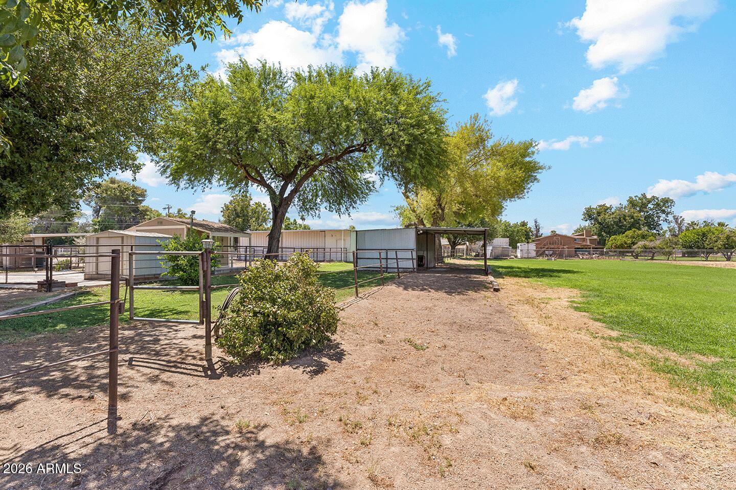4701 West Greenway Road Glendale, AZ 85306 - Photo 19 of 31 South View of the Horse and Pature Area