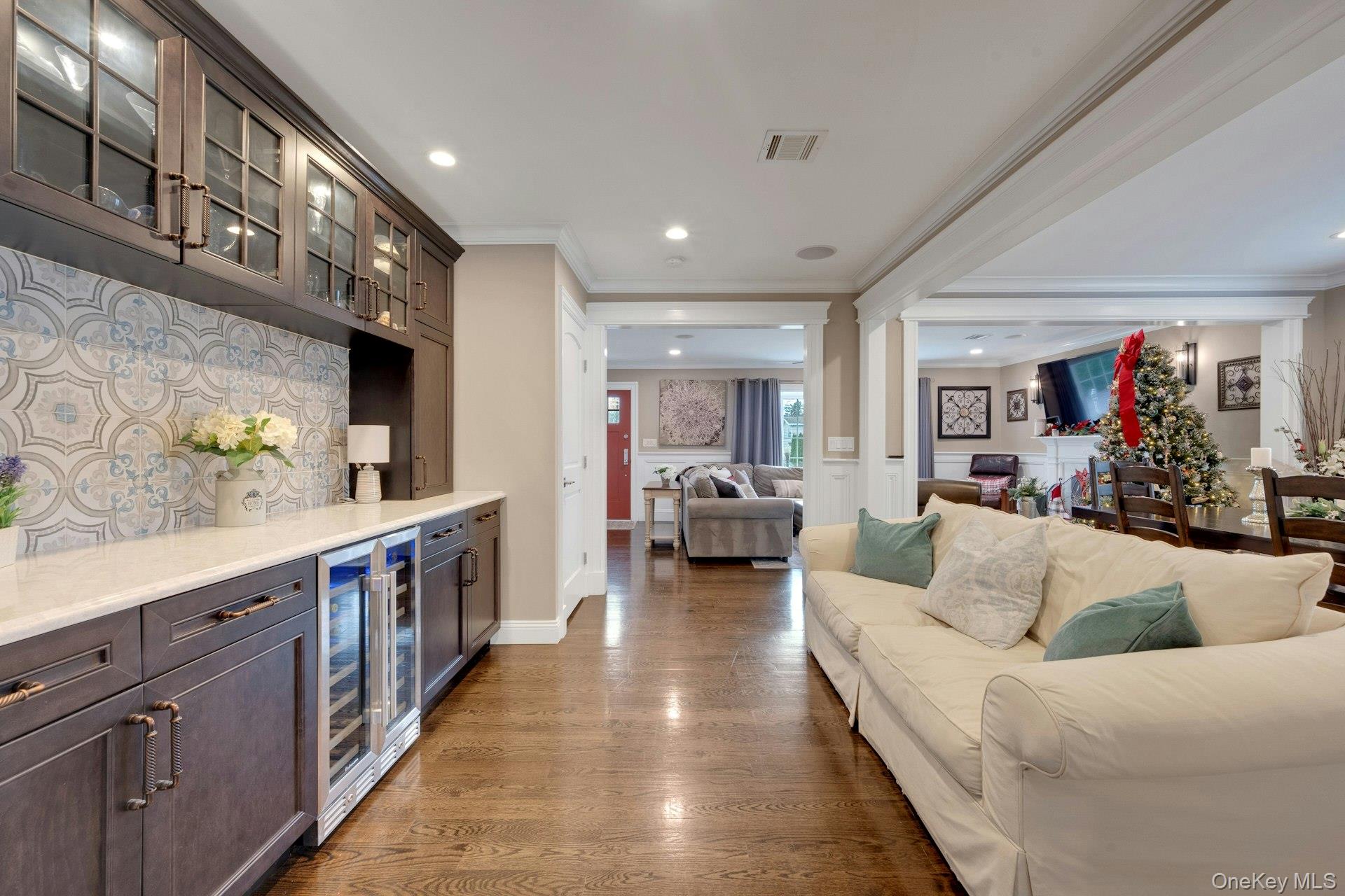 155 Hilburn Road Scarsdale, NY 10583 - Photo 7 of 35 a living room with furniture and a wooden floor