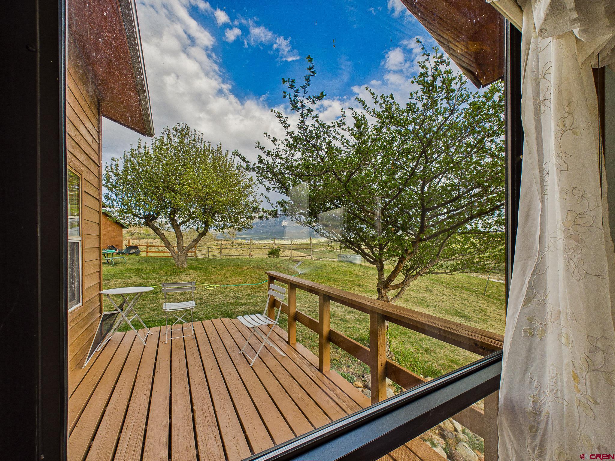 37760 Back River Road Paonia, CO 81428 - Photo 25 of 38 a view of balcony with wooden floor