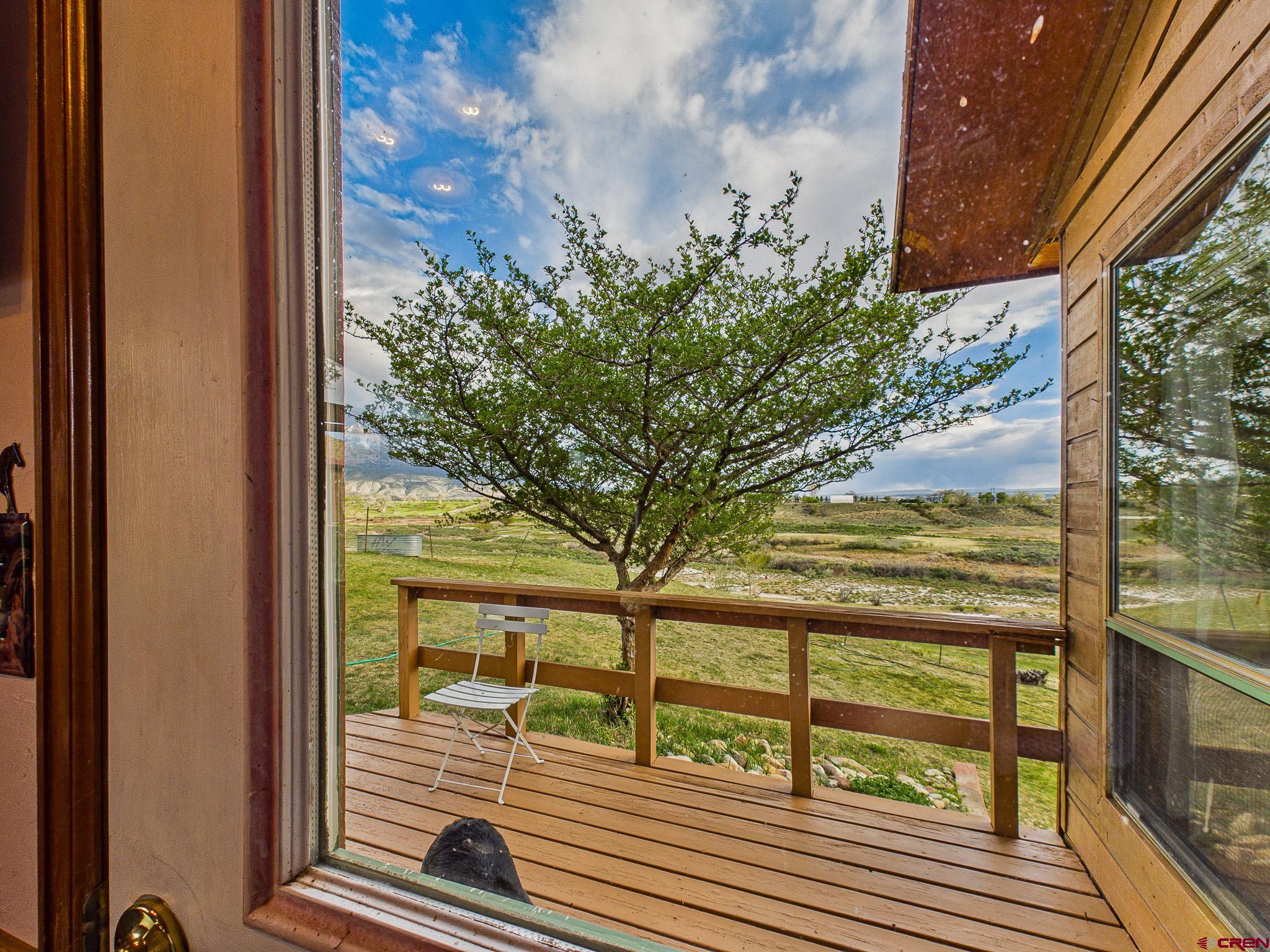 37760 Back River Road Paonia, CO 81428 - Photo 31 of 38 a view of balcony with wooden floor