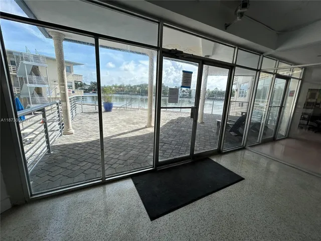 a view of front door