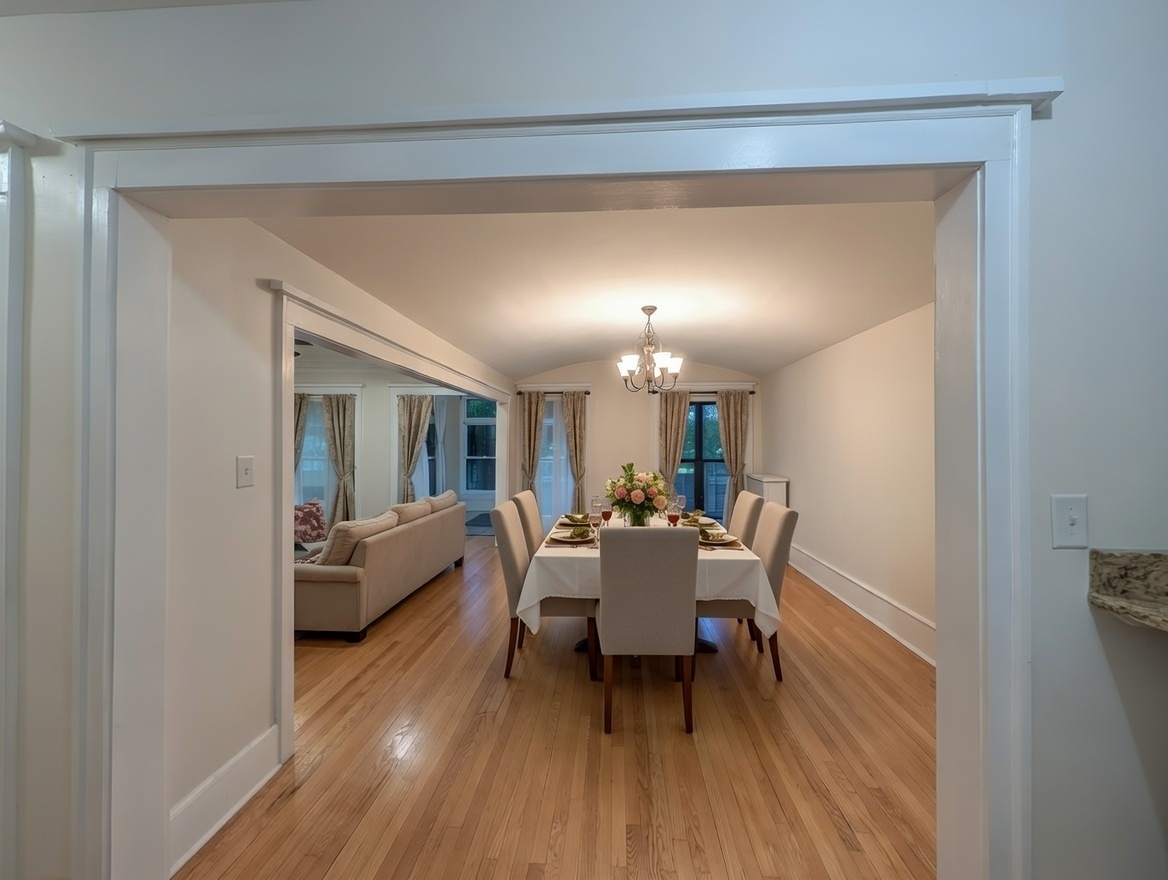 1419 East 56th Street, Unit 1 Chicago, IL 60637 - Photo 11 of 35 a dining room with furniture and wooden floor