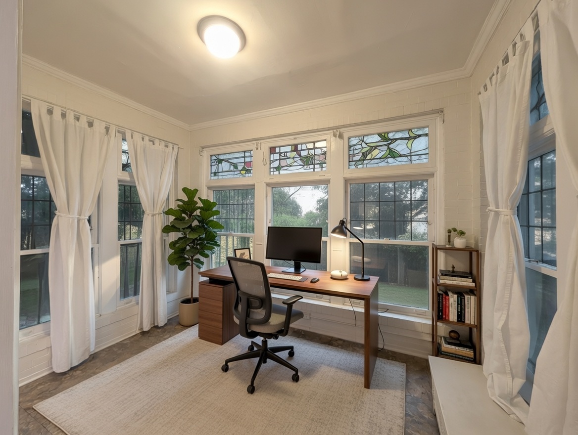 1419 East 56th Street, Unit 1 Chicago, IL 60637 - Photo 26 of 35 a view of a workspace with furniture and a window