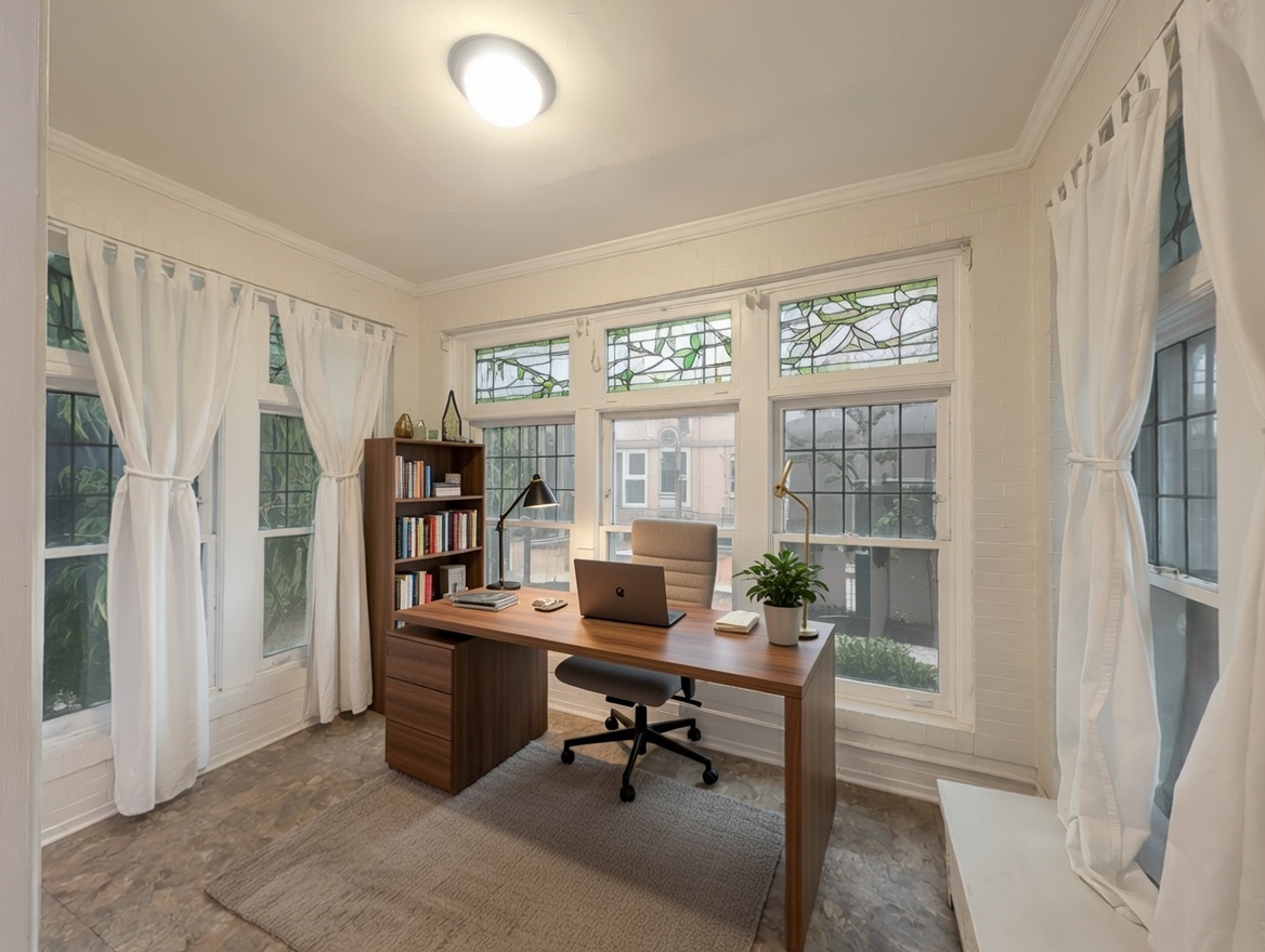 1419 East 56th Street, Unit 1 Chicago, IL 60637 - Photo 27 of 35 a view of a livingroom with workspace and a window