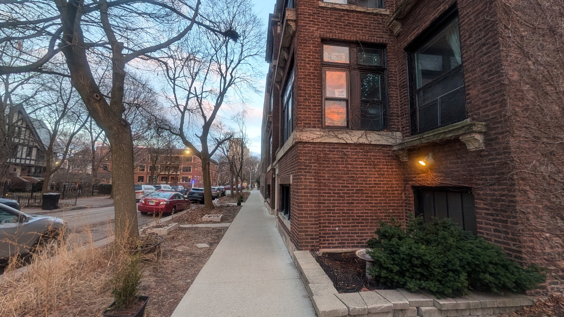 1419 East 56th Street, Unit 1 Chicago, IL 60637 - Photo 30 of 35 a view of a building with brick walls