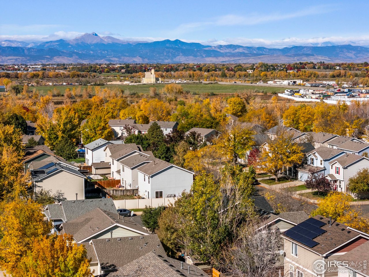 10688 Durango Place Longmont, CO 80504 - Photo 31 of 49 an aerial view of residential building with outdoor space