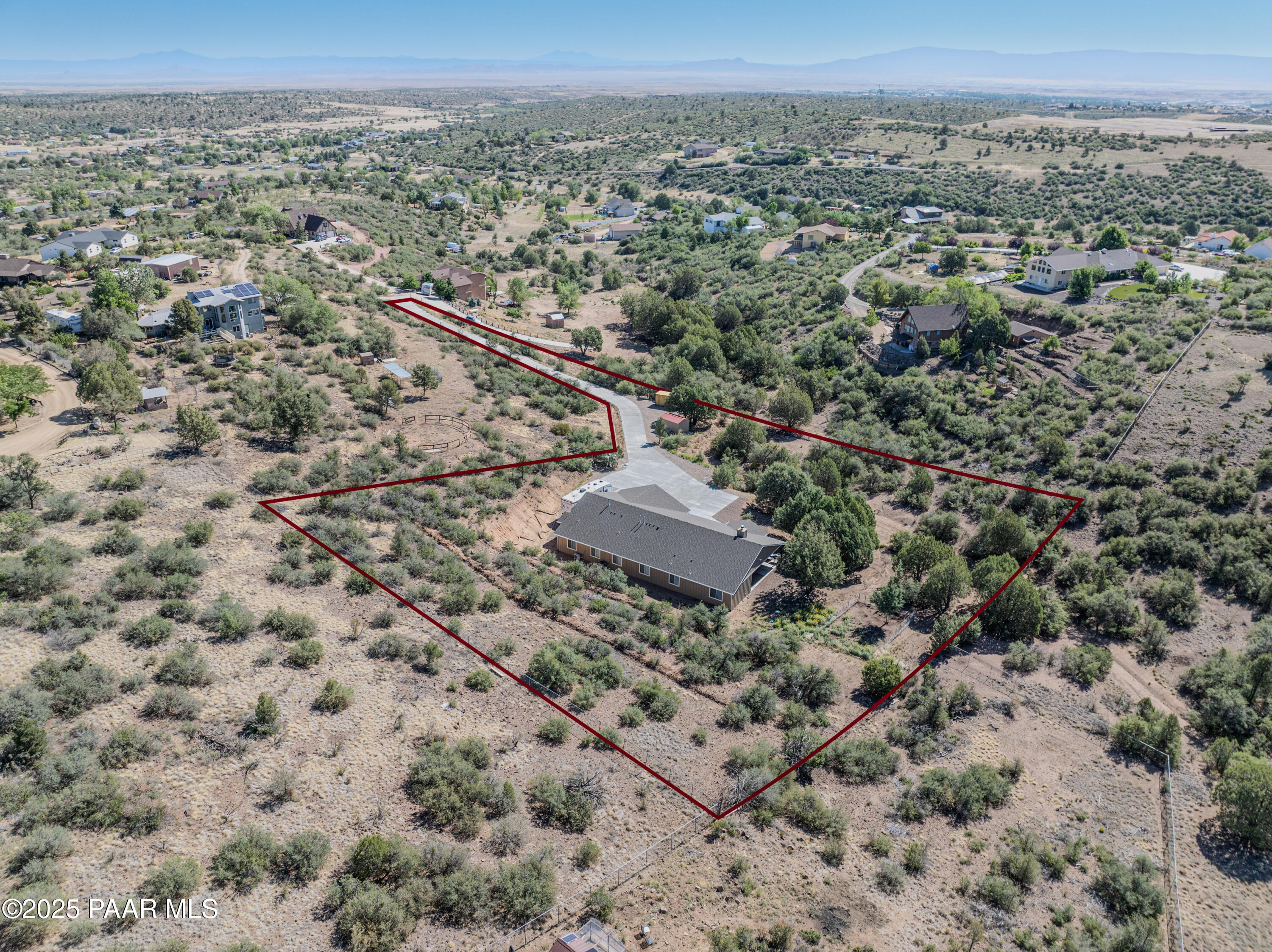 1365 West Ridge Drive Prescott, AZ 86305 - Photo 31 of 34 Aerial Overview 1