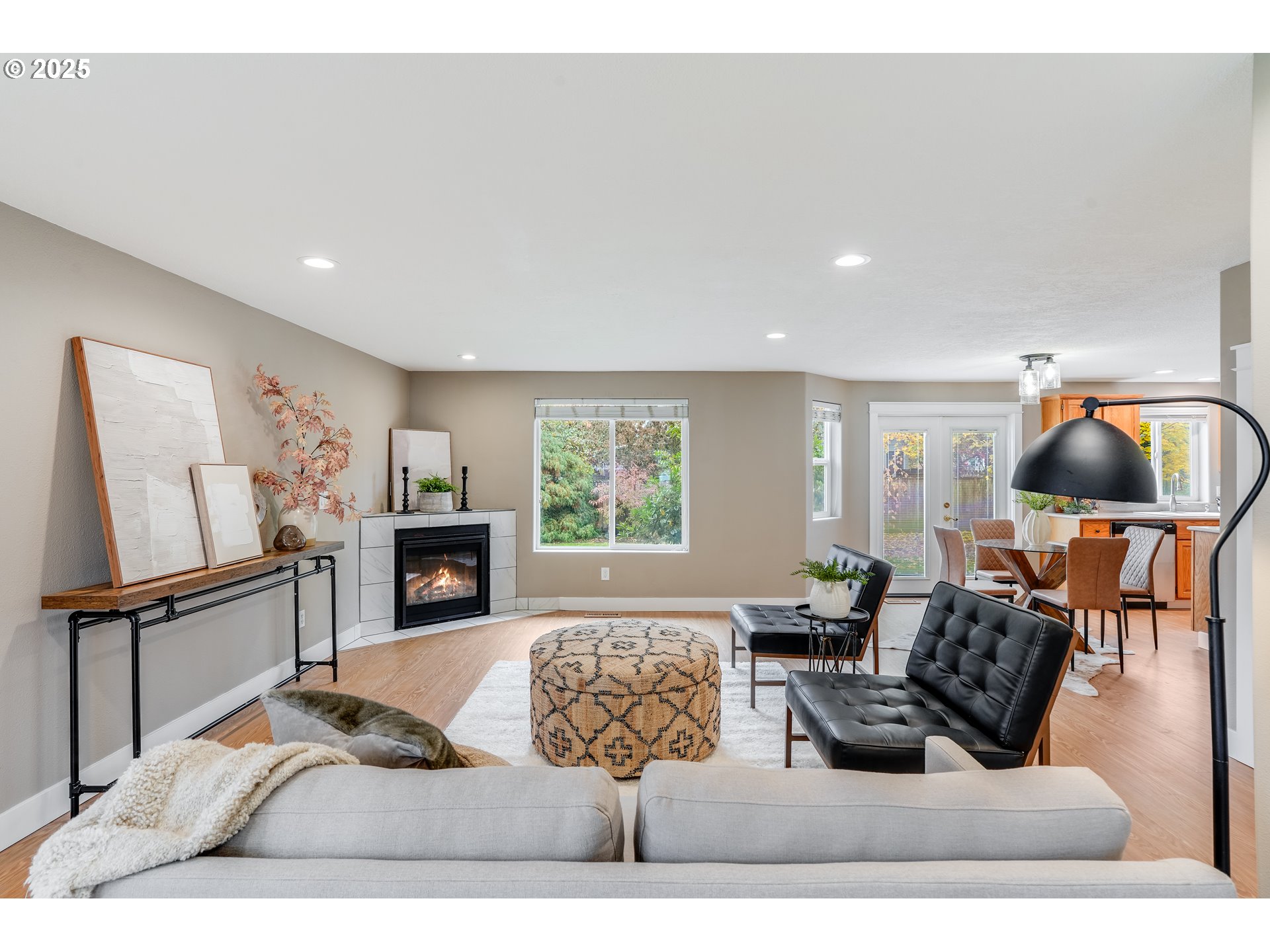 1224 Alyssum Avenue Forest Grove, OR 97116 - Photo 6 of 39 a living room with furniture and a fireplace