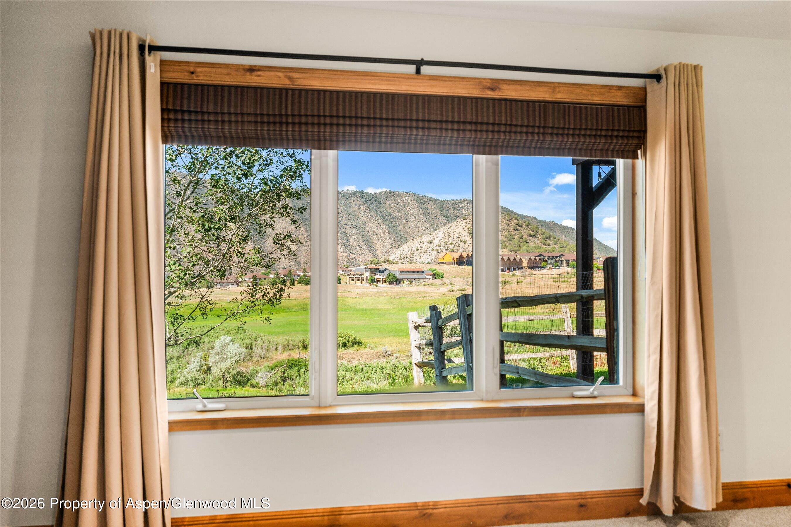 323 Faas Ranch Road New Castle, CO 81647 - Photo 21 of 33 picture window to golf course