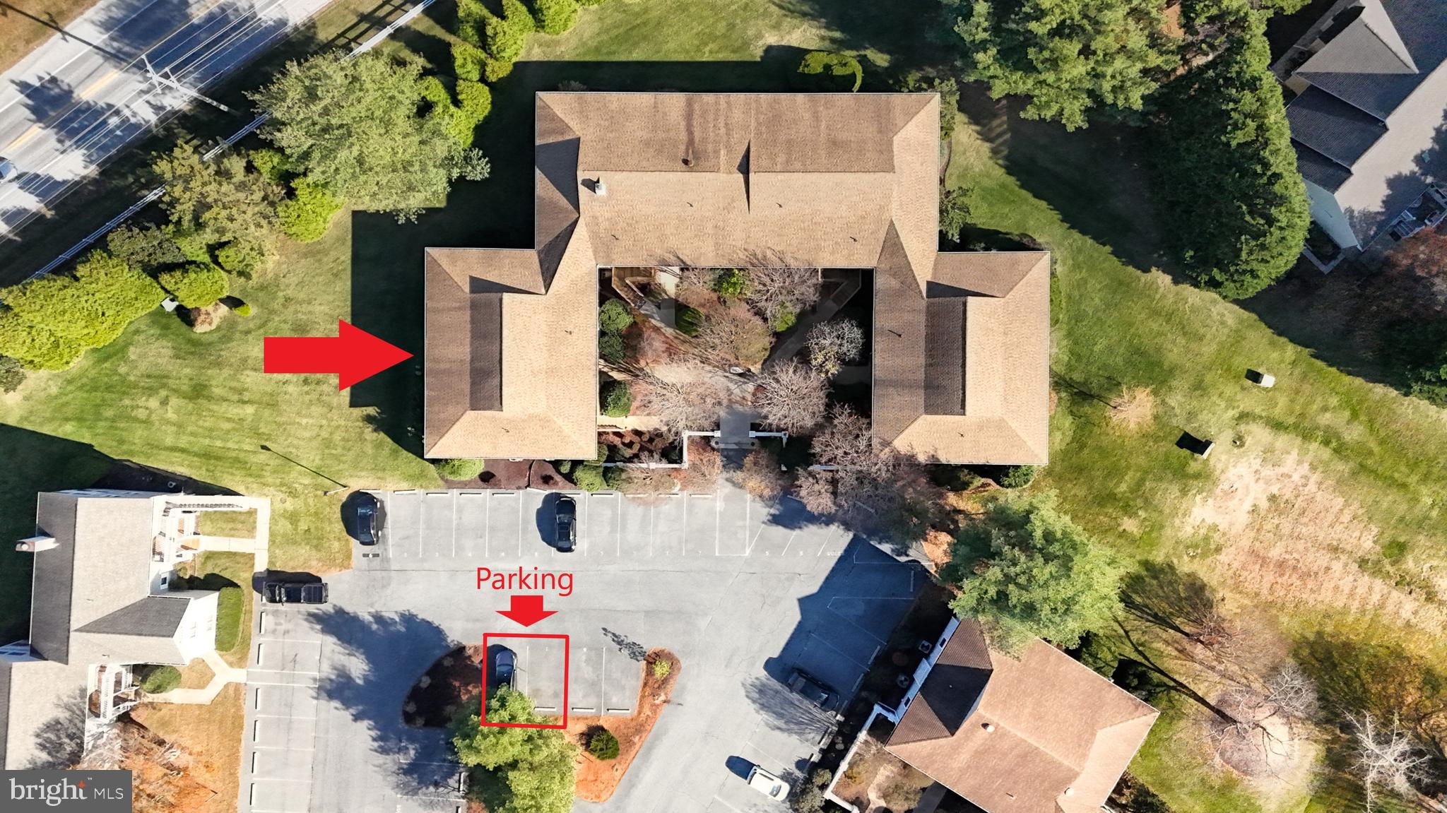 33945 Middleton Circle, Unit 1 Lewes, DE 19958 - Photo 6 of 45 an aerial view of residential houses with outdoor space