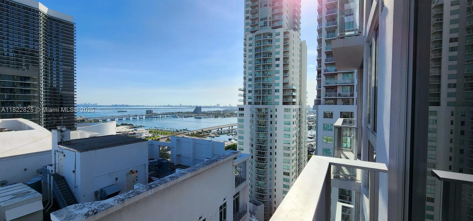 227 Northeast 2nd Street, Unit 2907 Miami, FL 33132 - Photo 2 of 36 a view of balcony with furniture