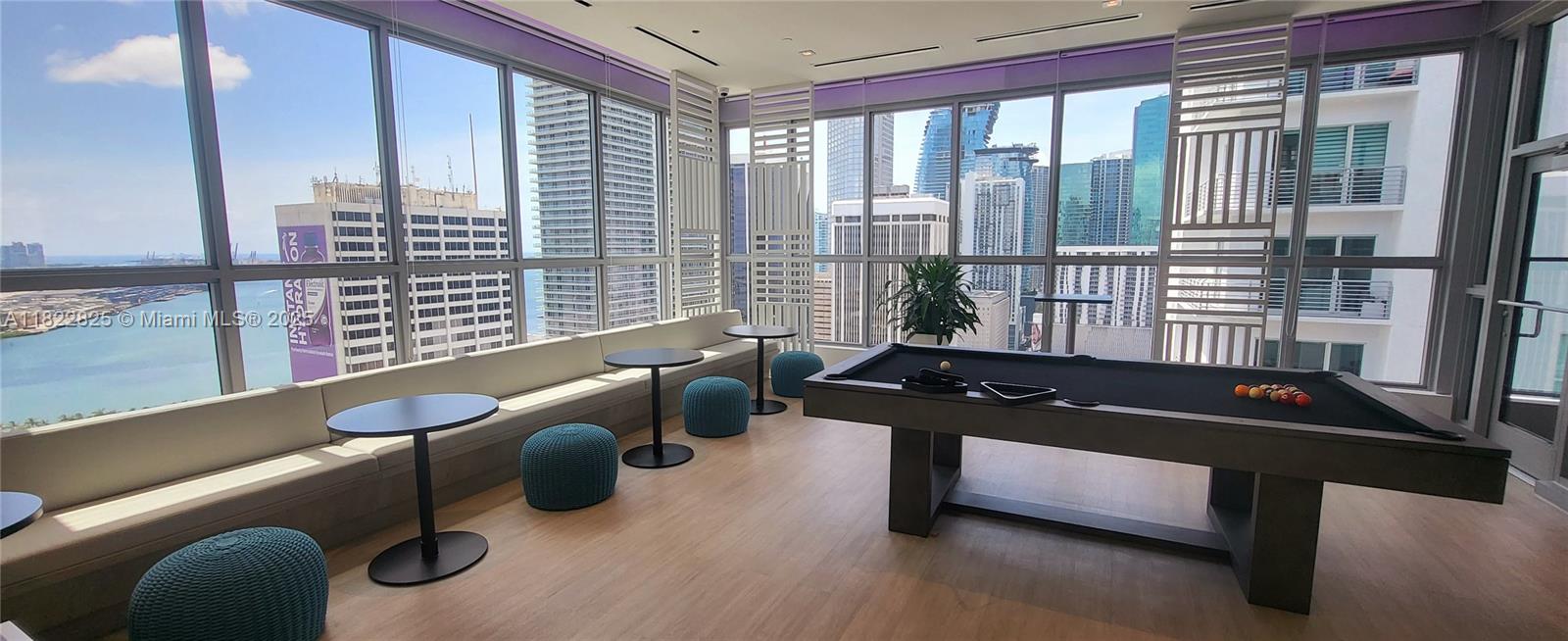 227 Northeast 2nd Street, Unit 2907 Miami, FL 33132 - Photo 30 of 36 a living room with furniture and a window