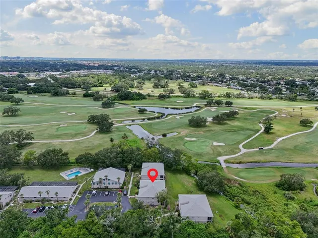 an aerial view of tennis court