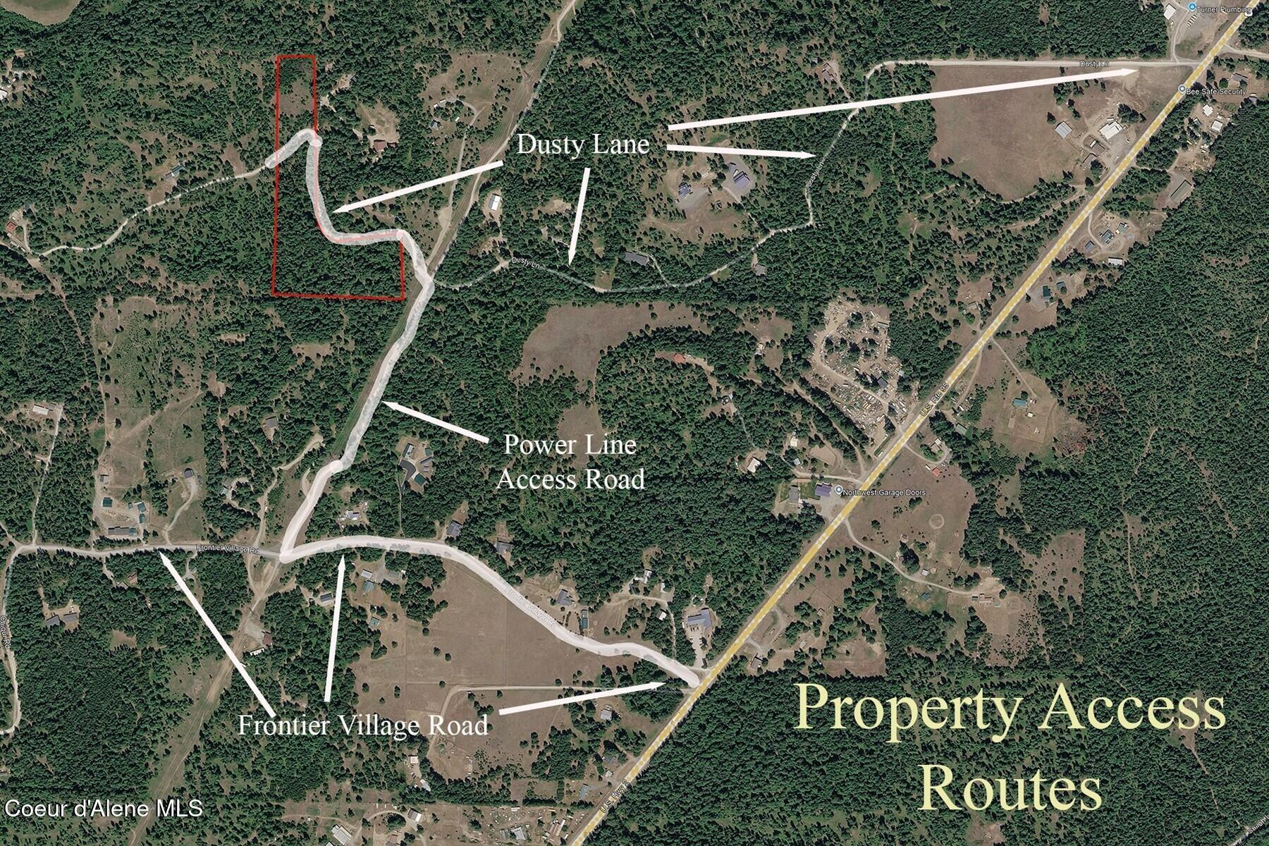 Nla Dusty Lane Naples, ID 83847 - Photo 20 of 21 Both Road Accesses