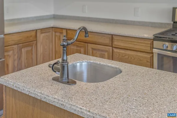 a view of a kitchen counter top