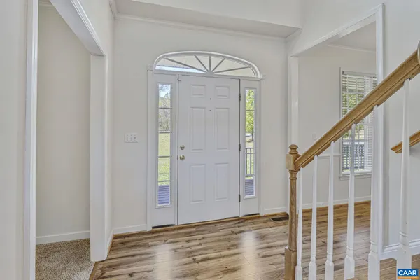 a view of front door