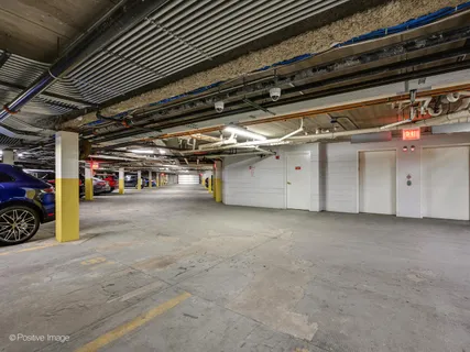 a view of parking garage