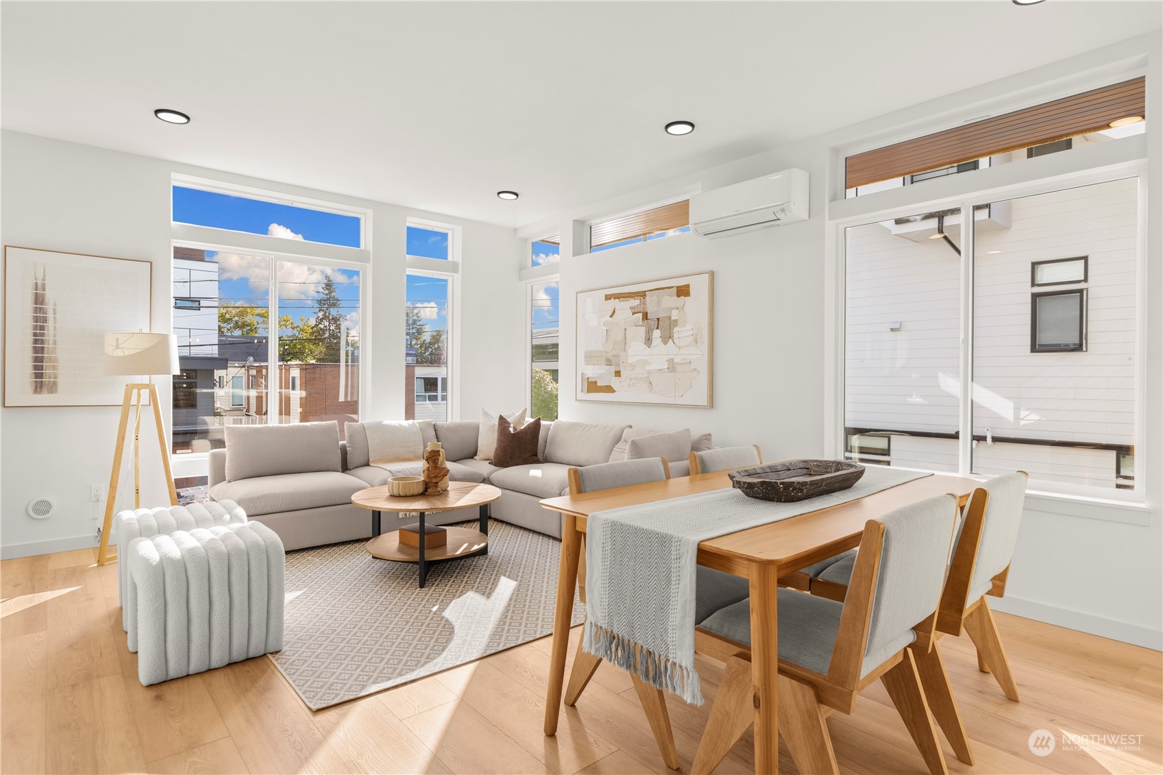 508 North 48th Street Seattle, WA 98103 - Photo 14 of 38 a living room with furniture and a large window