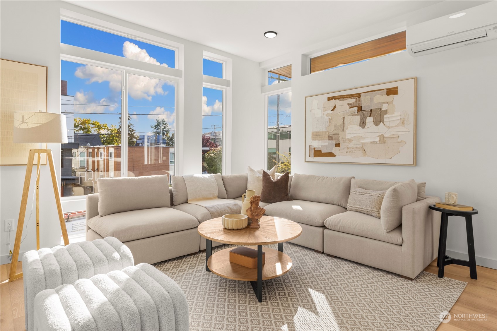 508 North 48th Street Seattle, WA 98103 - Photo 15 of 38 a living room with furniture and a large window
