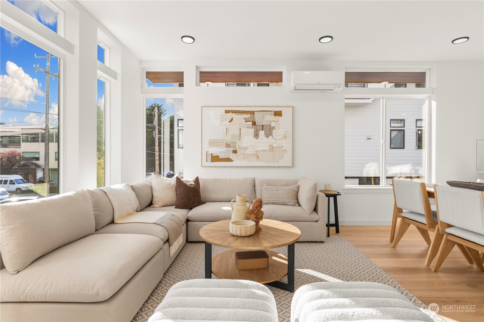 508 North 48th Street Seattle, WA 98103 - Photo 16 of 38 a living room with furniture and a large window