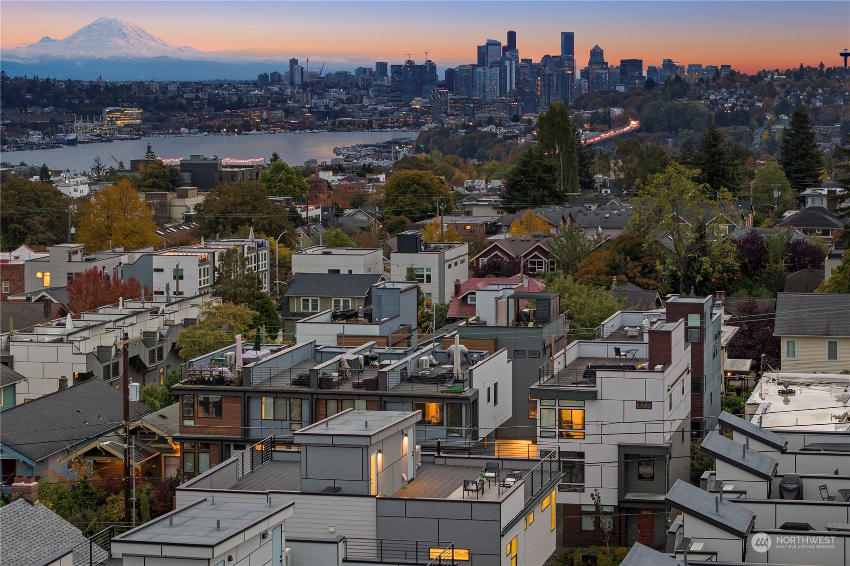 508 North 48th Street Seattle, WA 98103 - Photo 5 of 38 an aerial view of multiple house
