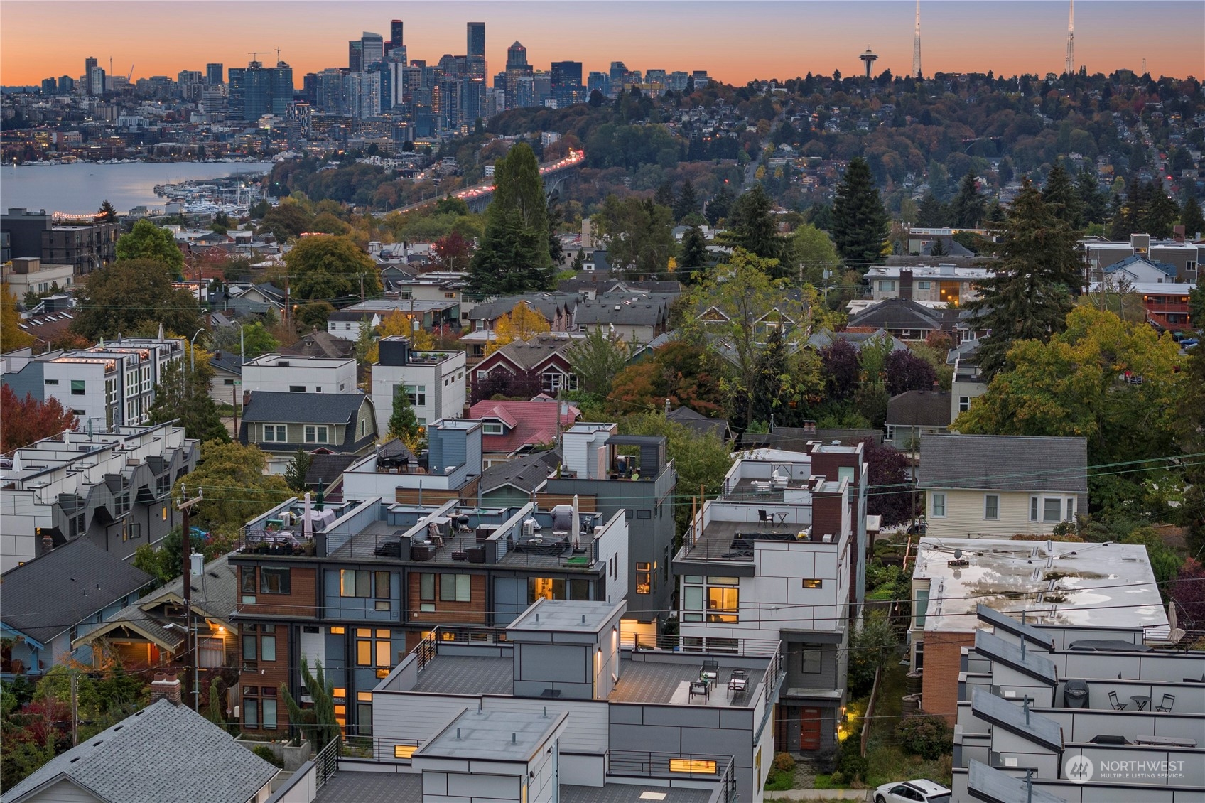 508 North 48th Street Seattle, WA 98103 - Photo 6 of 38 an aerial view of city