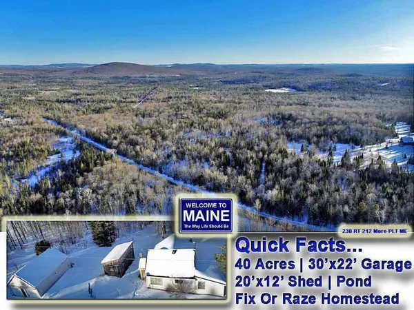 $99,900 | 230 Highway 212, Smyrna Mills, ME 04780