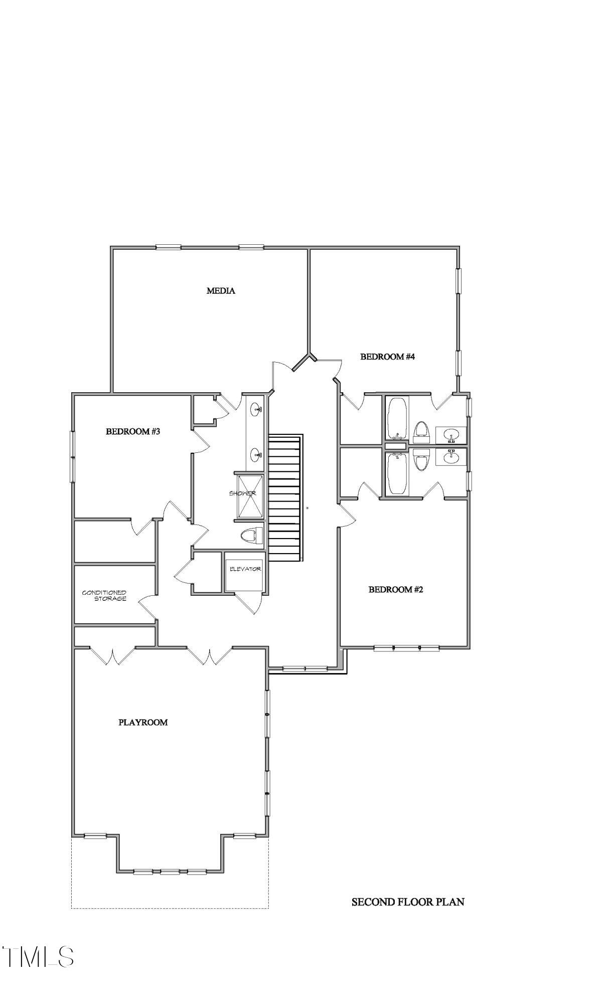 806 Tyrrell Road Raleigh, NC 27609 - Photo 4 of 28 a picture of a room with a white wall and white walls