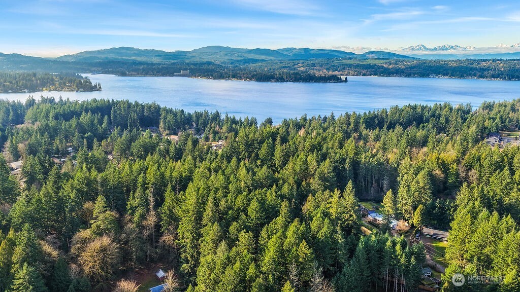 6190 Holland Road Northwest Bremerton, WA 98311 - Photo 4 of 10 a view of a lake with mountain in the background