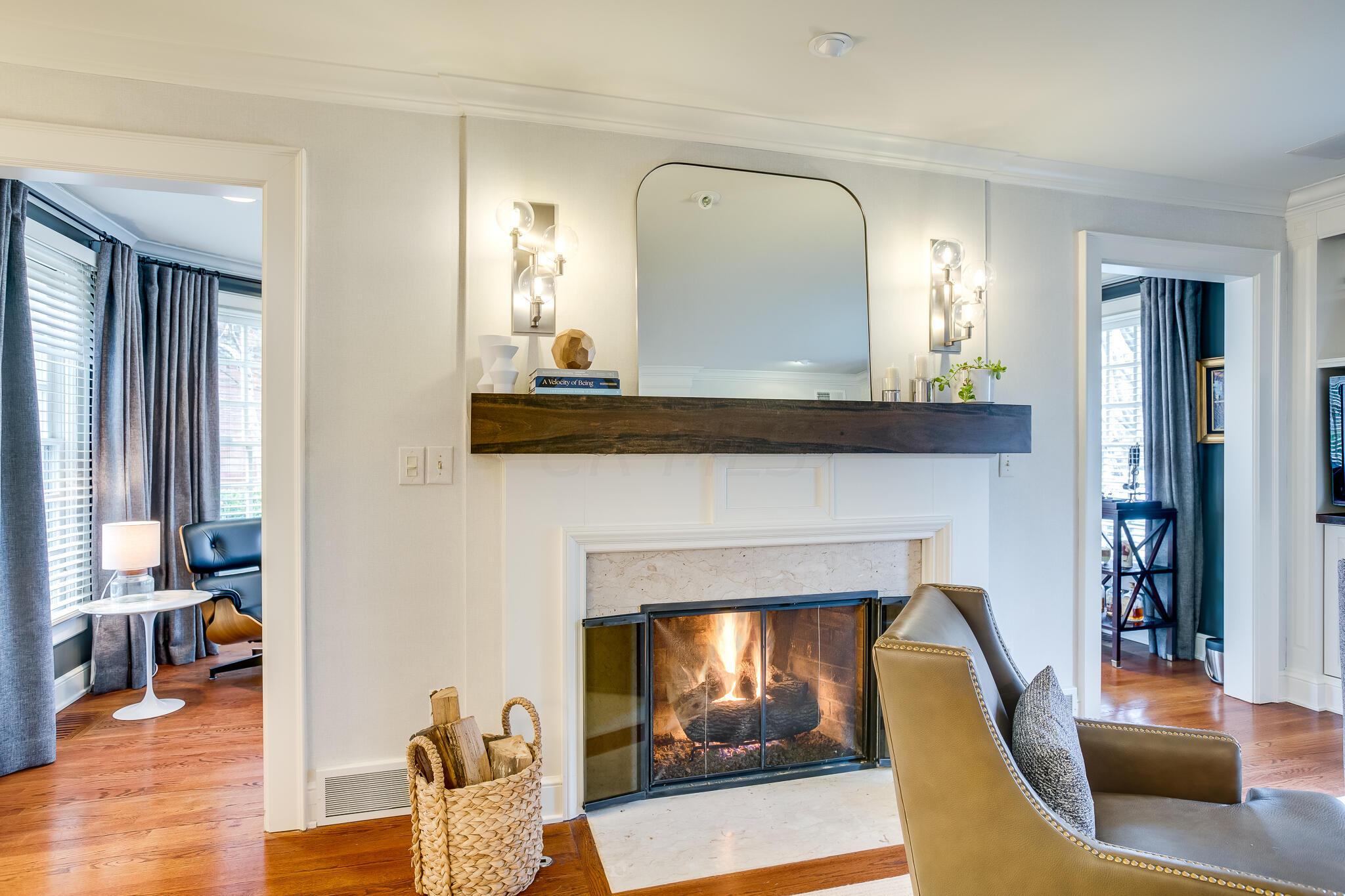 2252 Tremont Road Columbus, OH 43221 - Photo 38 of 97 Remodeled living room with gas fireplace