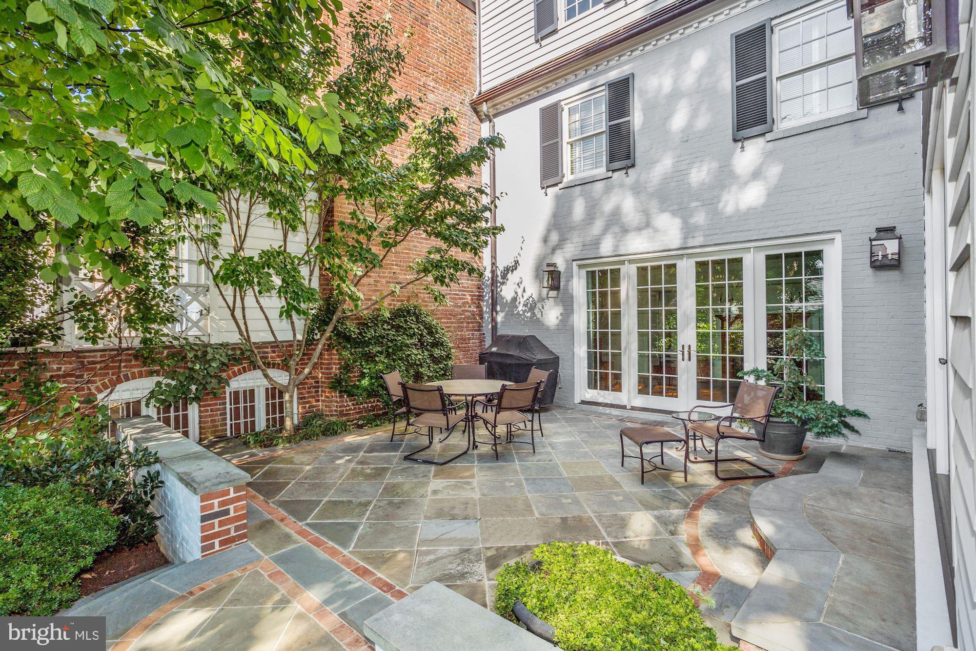 3330 Reservoir Road Northwest Washington, DC 20007 - Photo 20 of 25 EXPANSIVE ENTERTAINING FLAGSTONE TERRACE