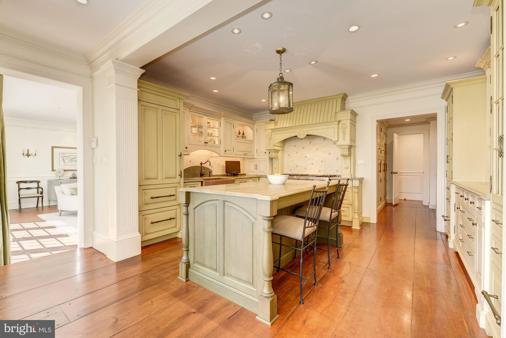 3330 Reservoir Road Northwest Washington, DC 20007 - Photo 6 of 25 GOURMET KITCHEN W/ CUSTOM MAPLE CABINETRY