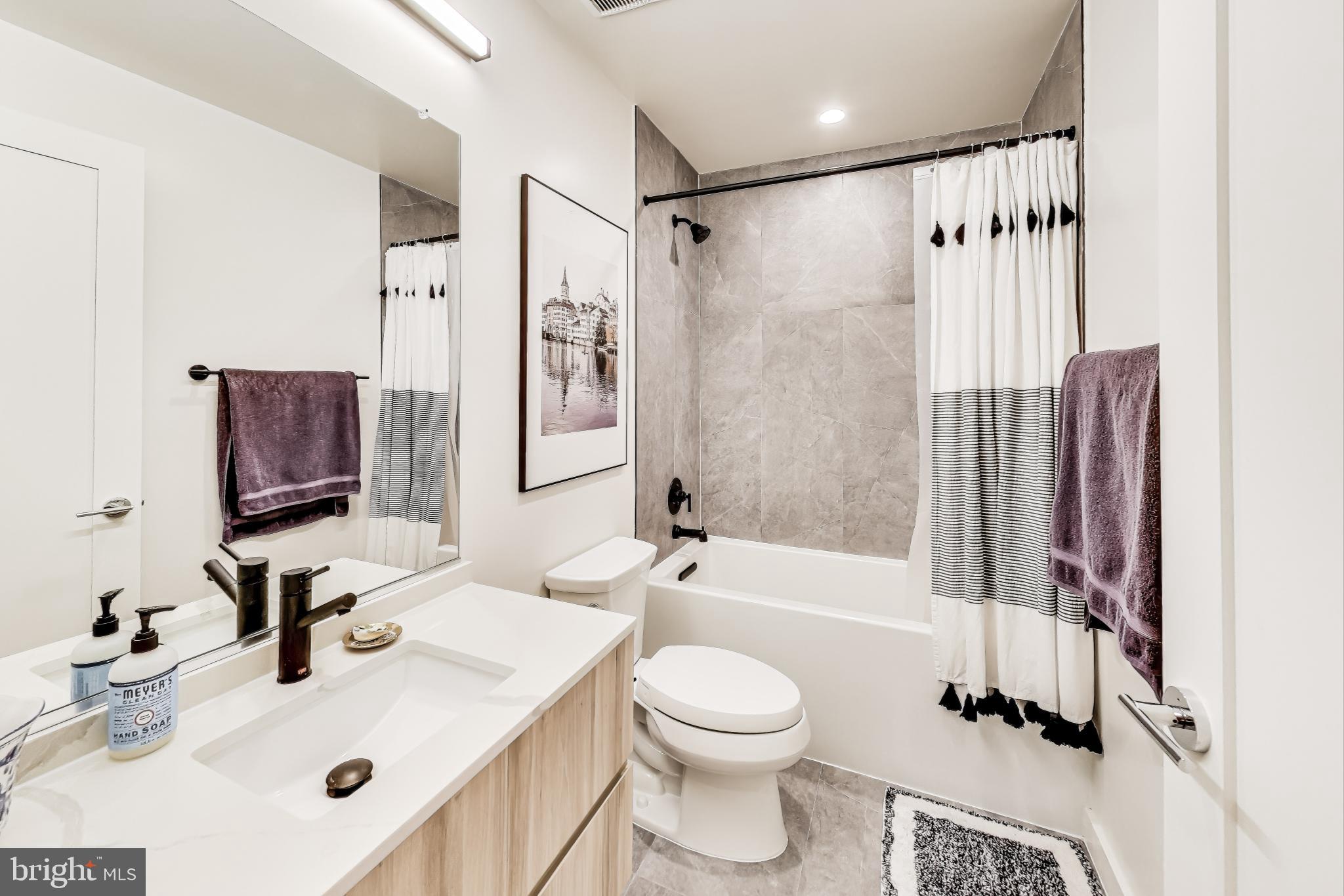 2216 40th Place Northwest, Unit 2 Washington, DC 20007 - Photo 16 of 21 Tub in the second Bath