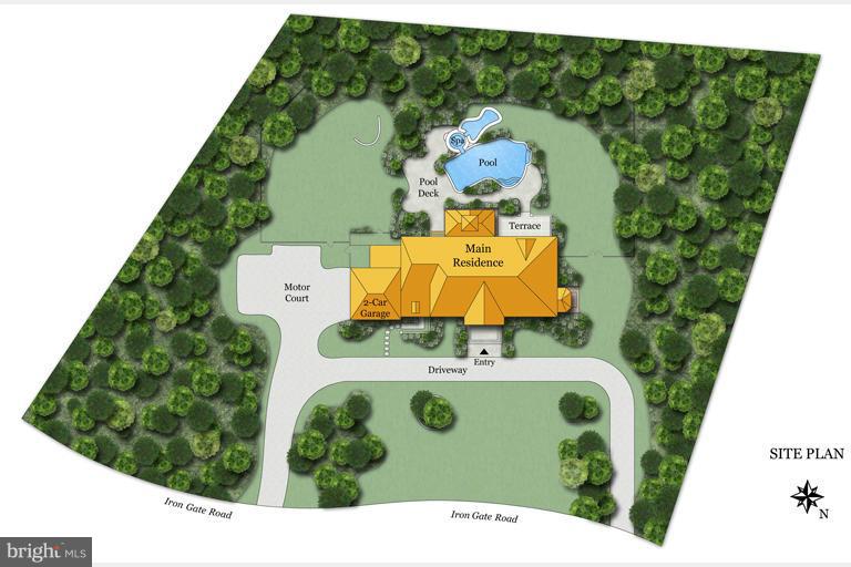 10200 Iron Gate Road Potomac, MD 20854 - Photo 27 of 30 Site Plan