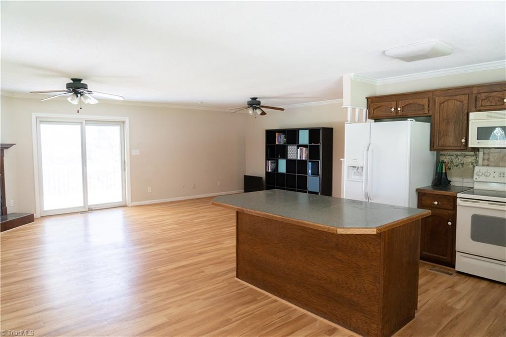 5904 Drake Road Greensboro, NC 27406 - Photo 6 of 17 Open Concept Kitchen and Living Area