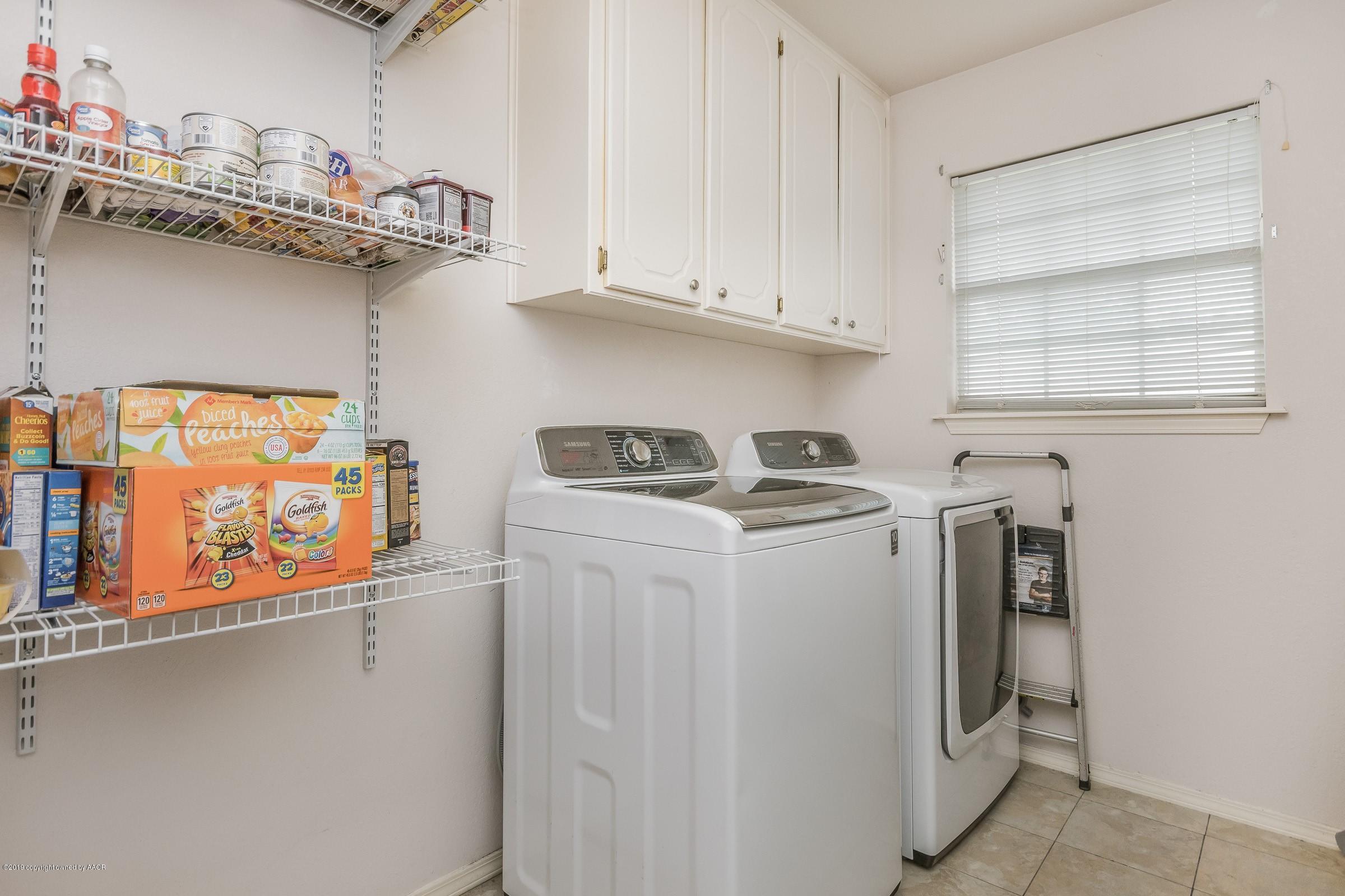 4218 Rondo Avenue Amarillo, TX 79110 - Photo 13 of 20 a utility room with stainless steel appliances a sink and cabinets