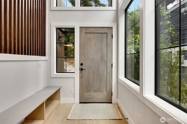 a view of a entryway door of the house