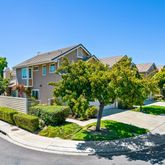 a house view with a garden space