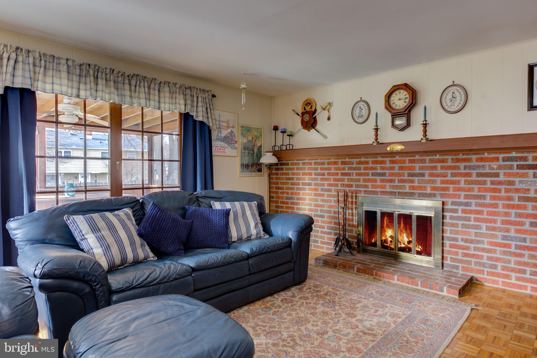 15 Papermill Road Cherry Hill, NJ 08003 - Photo 11 of 37 Family room with wood burning fireplace