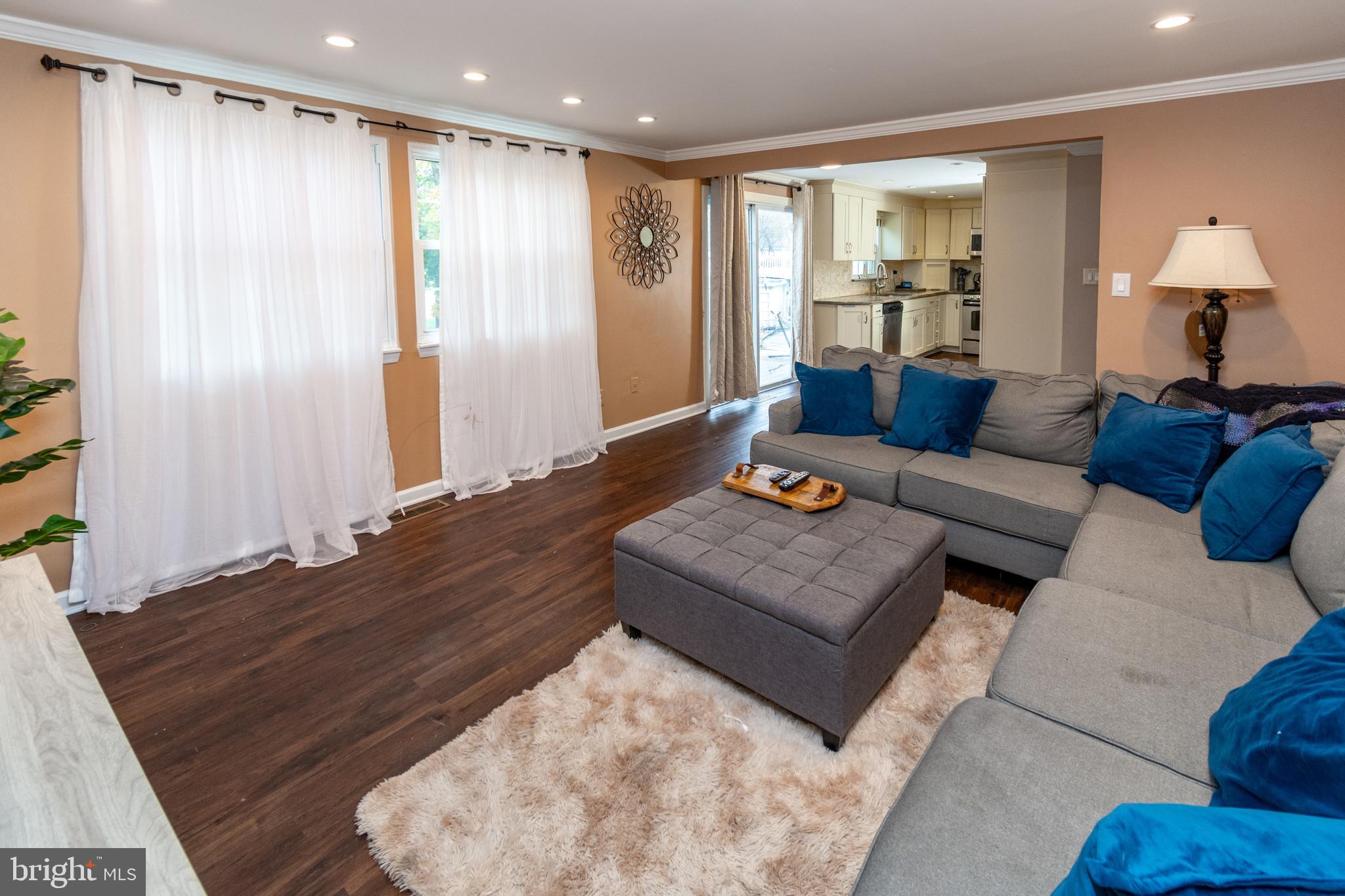 7 Pinehurst Court Hamilton, NJ 08690 - Photo 17 of 52 a living room with furniture and a wooden floor