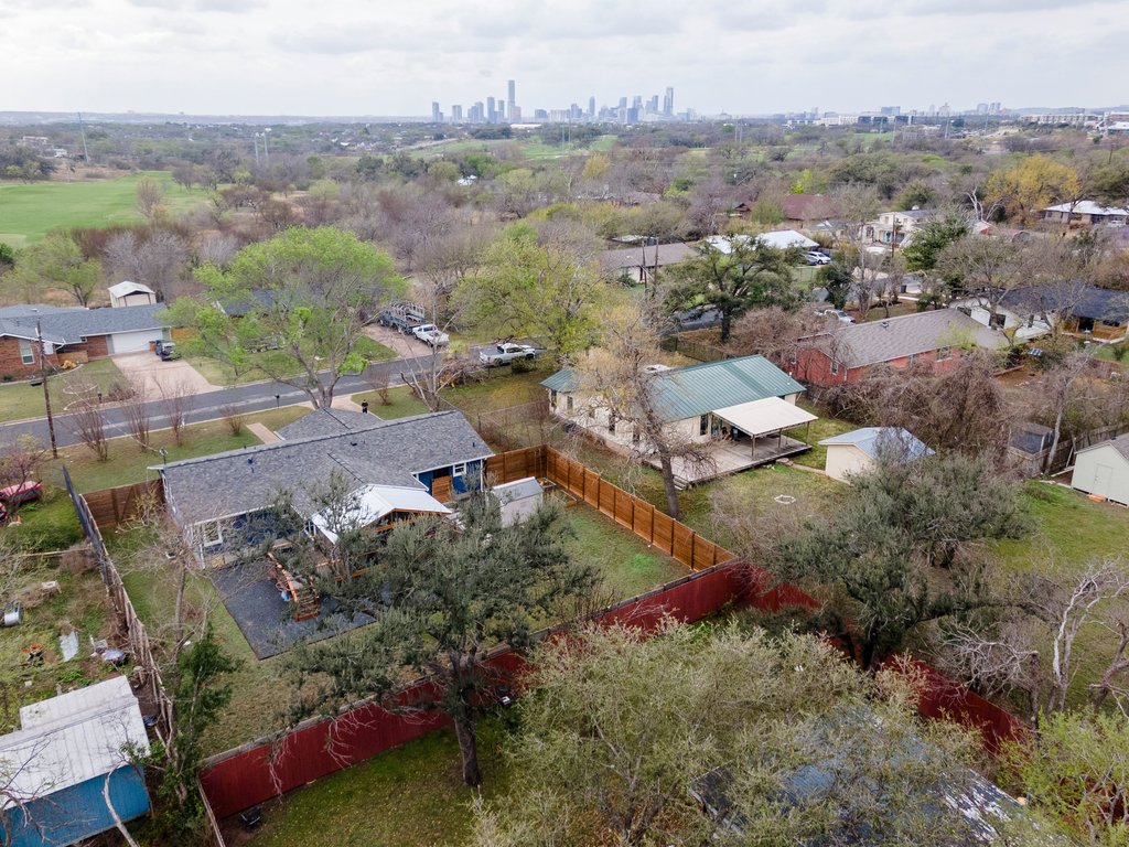 3404 Touchstone Street Austin, TX 78723 - Photo 32 of 32 Aerial perspective of suburban area featuring skyline